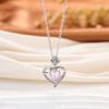 Hot Sale Rose Love Diamond Pendant Necklace Mother's Day Gift Jewelry
