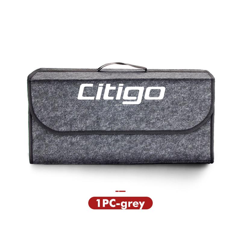 For Skoda Car Logo Trunk Storage Box Large Capacity Tool Organiser Bag Accessories S Kodiaq Octavia 2 3 Yeti Karoq Rapid Fabia
