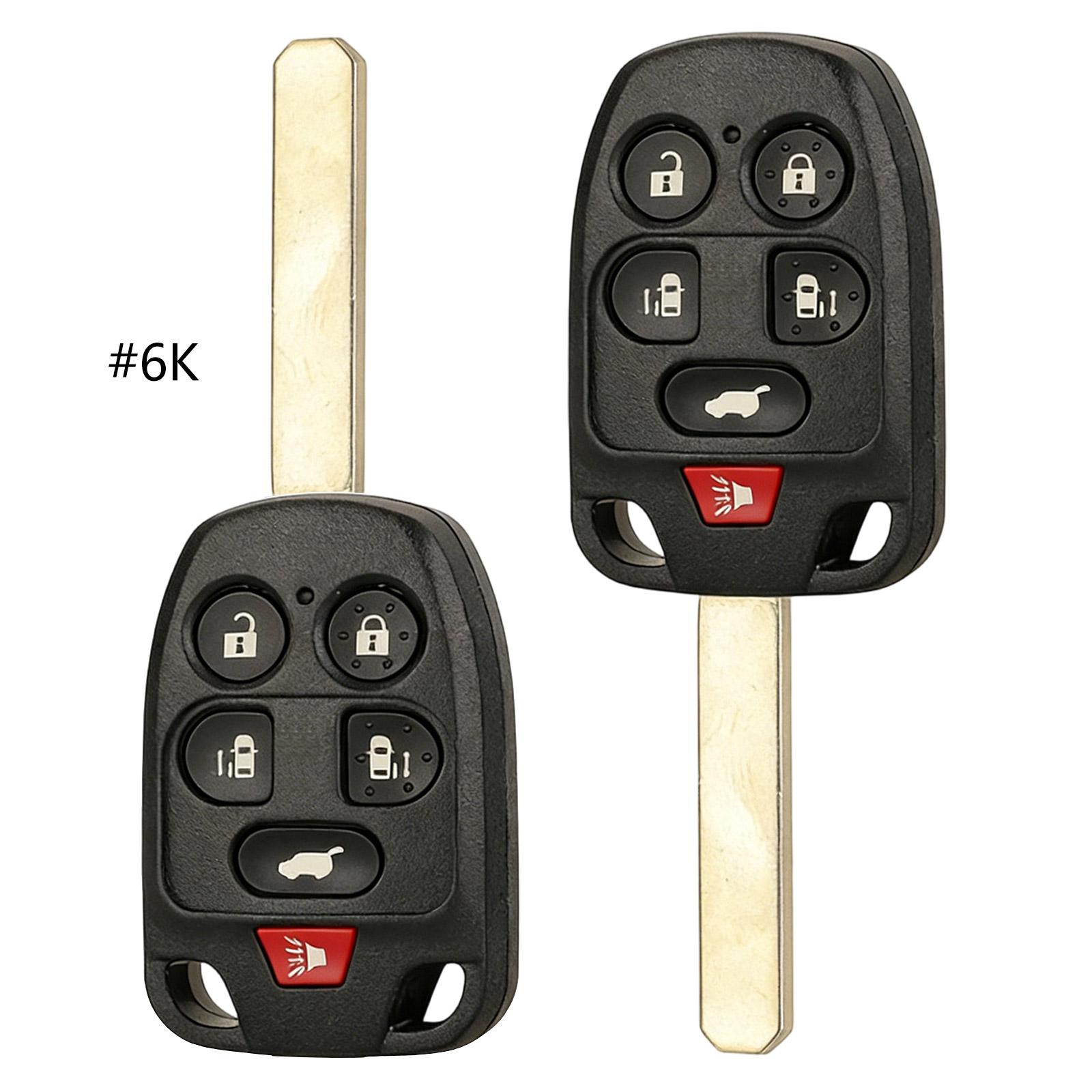 Upgrades ABS Key Fob Shells with Internal Parts Easy Install Key Fob Replacement Kits Quick Fixing for Automotive