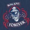 Bon Jovi Unisex Adult Forever Skull T-Shirt