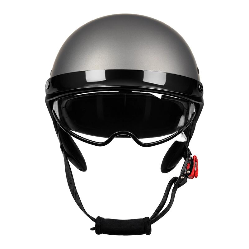 High Quality Motorcycle Helmets ABS Material Half Face Helmets Cycling Motorcycle Helmet Detachable Cotton Lining Wholesale