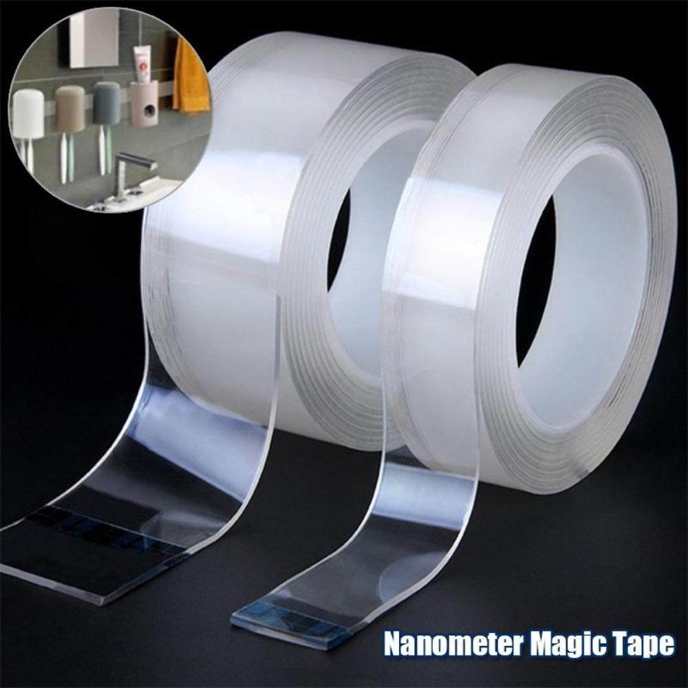1PC Power Tape Super Strong Double Sided Tape Extra Strong Adhesive Non-slip Tape Waterproof Transparent Tape for Kitchen Bathroom