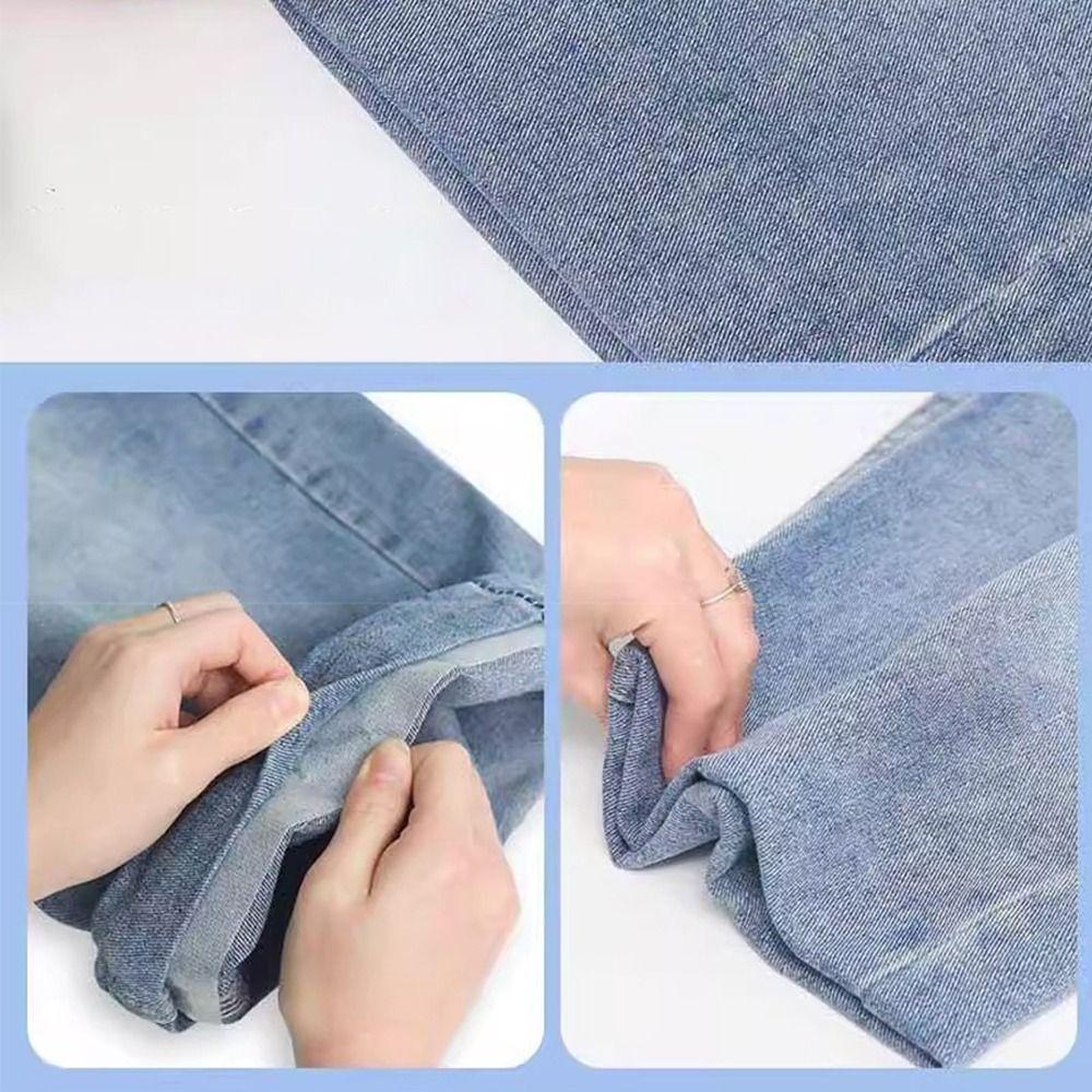 10Yards Fastener Bond Hem Tape Non Woven Fabric Self-adhesive Trouser Leg Stickers Jeans Skirt