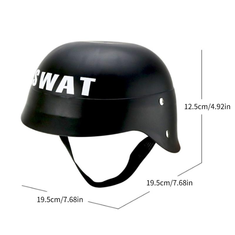Adult Kids Police Hat Cop Cosplay Hat Captain Hat Swat Hat Accessory Stage Performances Military Caps Halloween Party