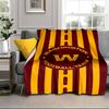 Redskins Football Club Design Portable Blanket/Soft Blanket Bedding Blanket Suitable for Travel Camping Living Rooms Offices Sofas Fan Gifts