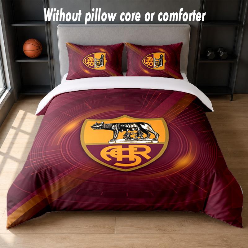 AS Roma Design Bed Bedding Set 1 Duvet Cover + 2 Pillowcases Soft Breathable Household Bed Linens