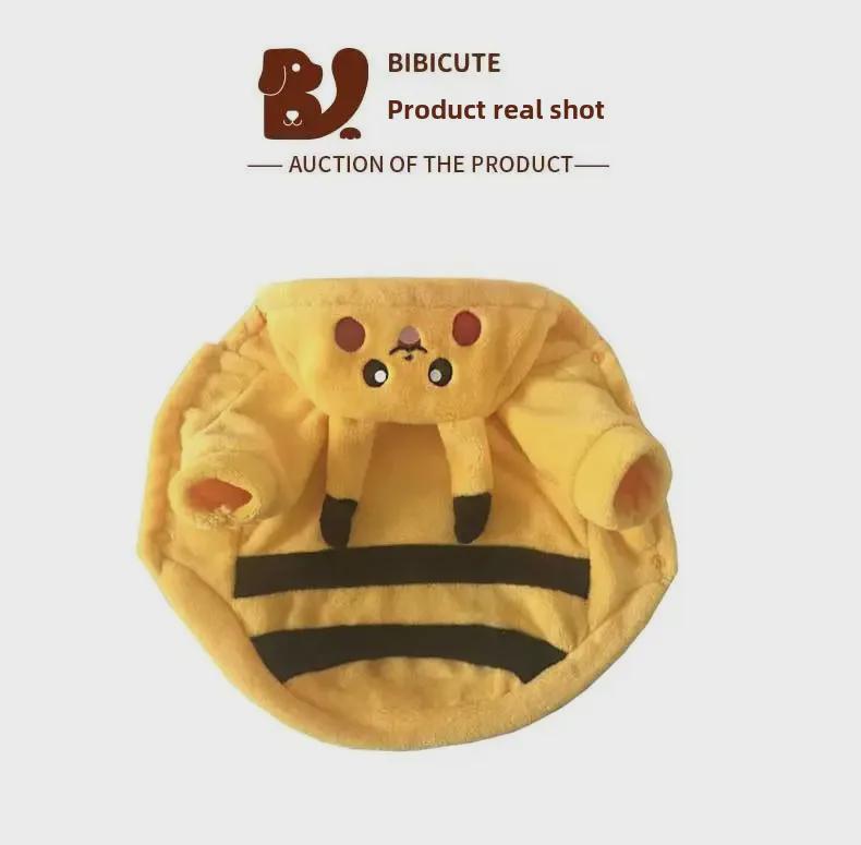 Universal Pikachu Pet Winter Outfit: Small Dog & Cat Warm Costume