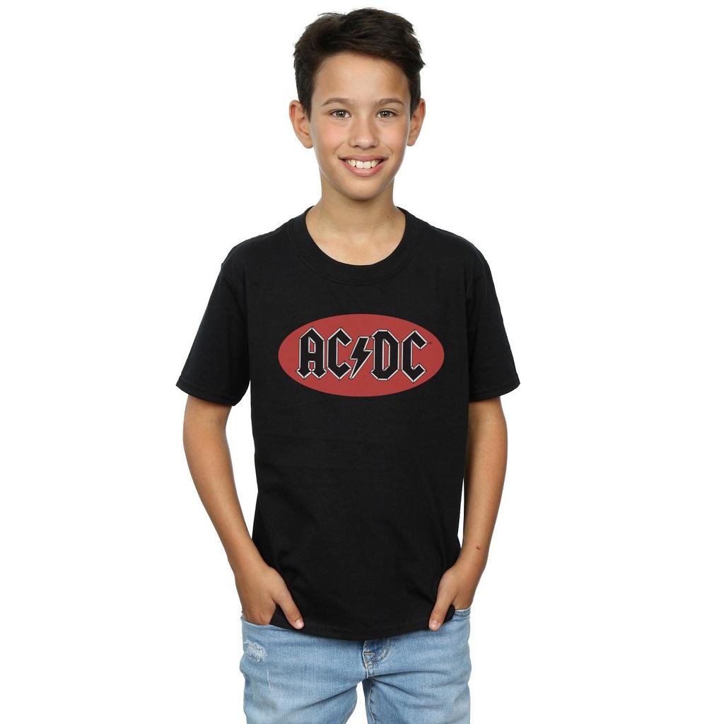 AC/DC Boys Red Circle Logo T-Shirt