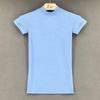 Dongdaemun Sexy Semi-Sheer Tight-Fit Short-Sleeve T-Shirt