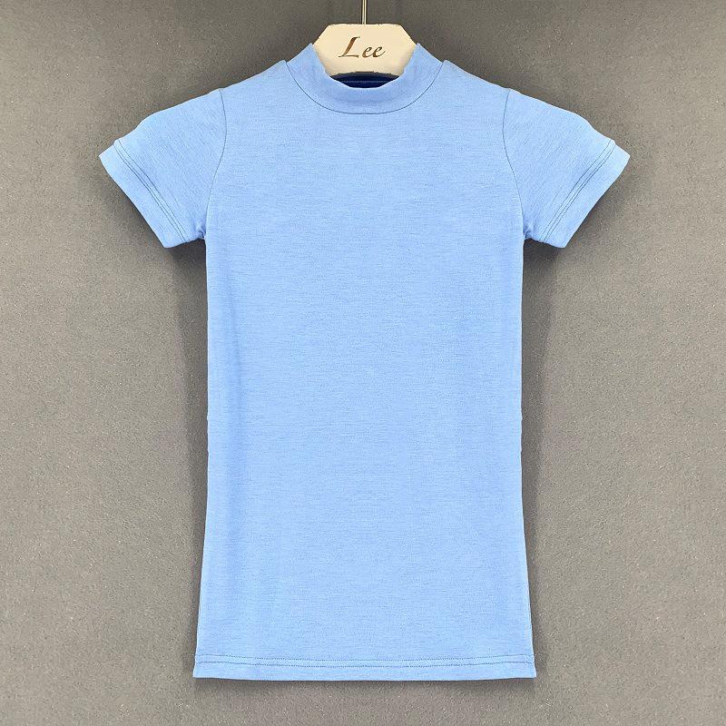 

Dongdaemun Sexy Semi-Sheer Tight-Fit Short-Sleeve T-Shirt One Size