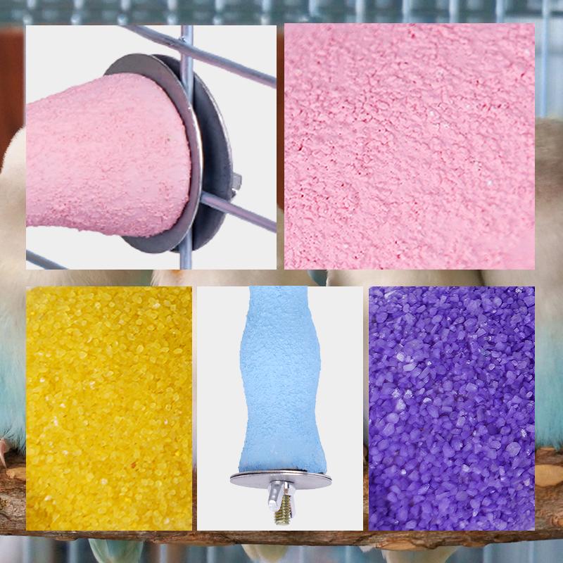 Paw Grinding Stick Parrot Pet Bird Claw Grinding Rod Budgerigar Grind Paws Tools Bird Cage Decoration Parrot Supplies Parakeet