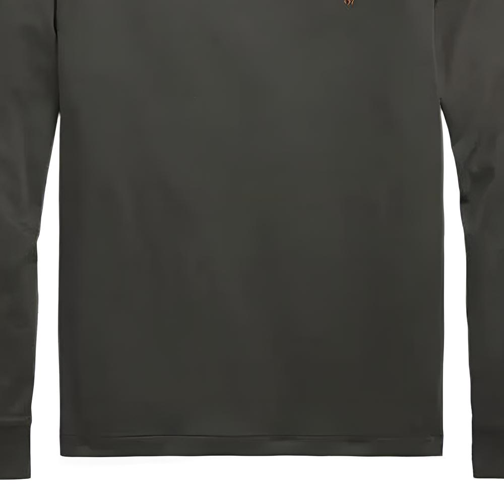 Polo Ralph Lauren FW22 Solid Slim Fit Crew Neck Long Sleeve T-Shirt Men Tops Green MNPOTSH16820268-300