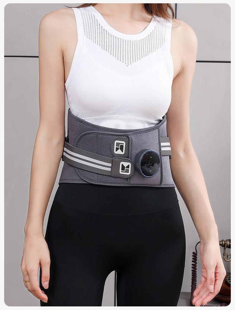 Breathable Sports Waist Support Belt with Steel Plate & Intelligent Massage