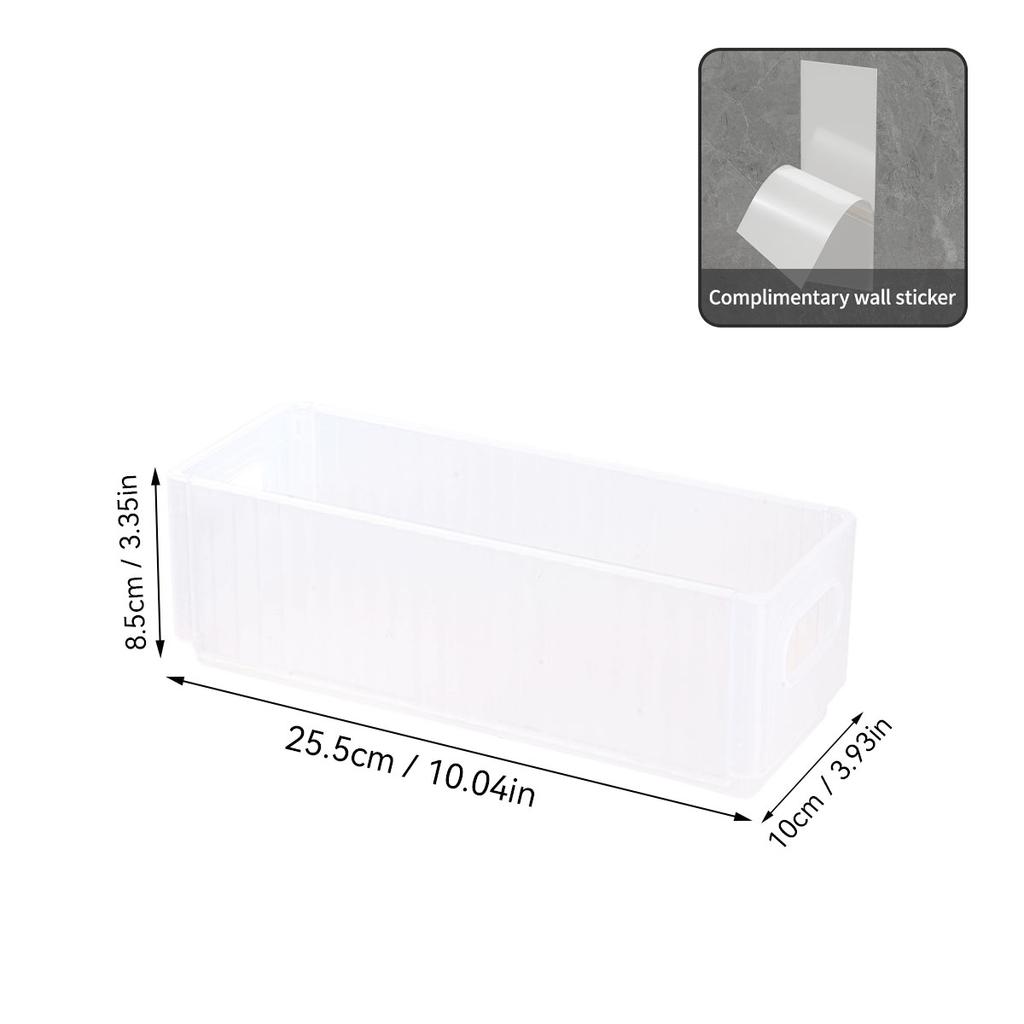 Kitchen Cabinet Door Storage Organizer Wall Mounted Punch Free Plastic Folding Storage Box Multifunctional Shelf