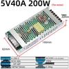 220V To 5V Power Supply Transformer for LED Display, 40A-80A (A-200W-5)