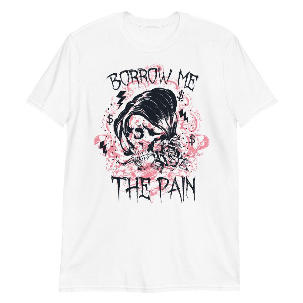 Gothic Pain Unisex T-Shirt Skull Metal Rock Death Hell Biker S разноцветный