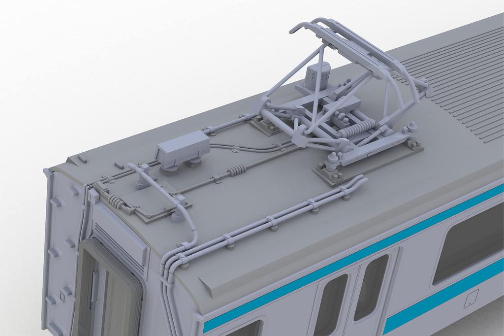 PLUM JR East 209 Series DC Train Type Keihin Tohoku Color Moha 208 Display Model Unpainted Plastic Kit PP178 Plakit-Extra 1/80 209/Moha
