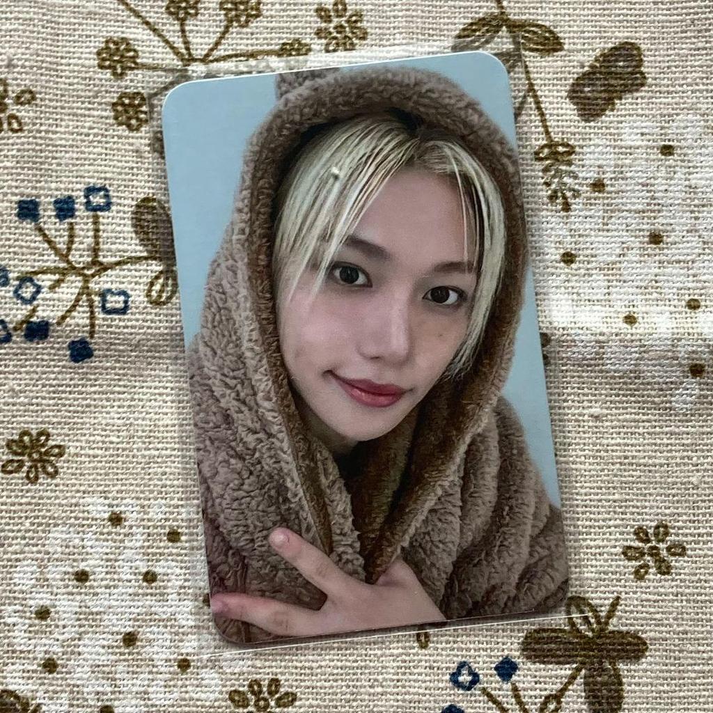 [USED] StrayKids Felix KARMA FANS Pre-list Purchase Bonus Trading Card