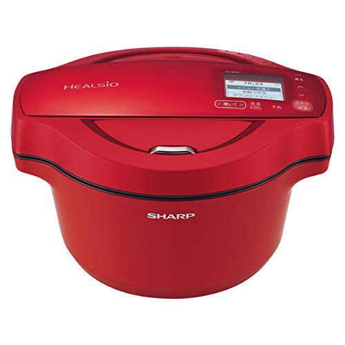 

Автоматическая кастрюля для приготовления пищи SHARP Red Healsio Hot Cook 2-4 KN-HW16F-R [Безводная (для людей)]