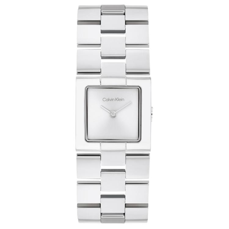

Calvin Klein Timeless Collection Watch Quartz Movement Steel Bracelet 22Mm Silver Dial 30M Water Resistant Women watches 25100088 Silver Dial