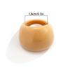 Trendy Big Round Acrylic Resin Rings Boho Punk Geometric Candy Color Finger Ring Korean Fashion Jewelry For Girls Gift