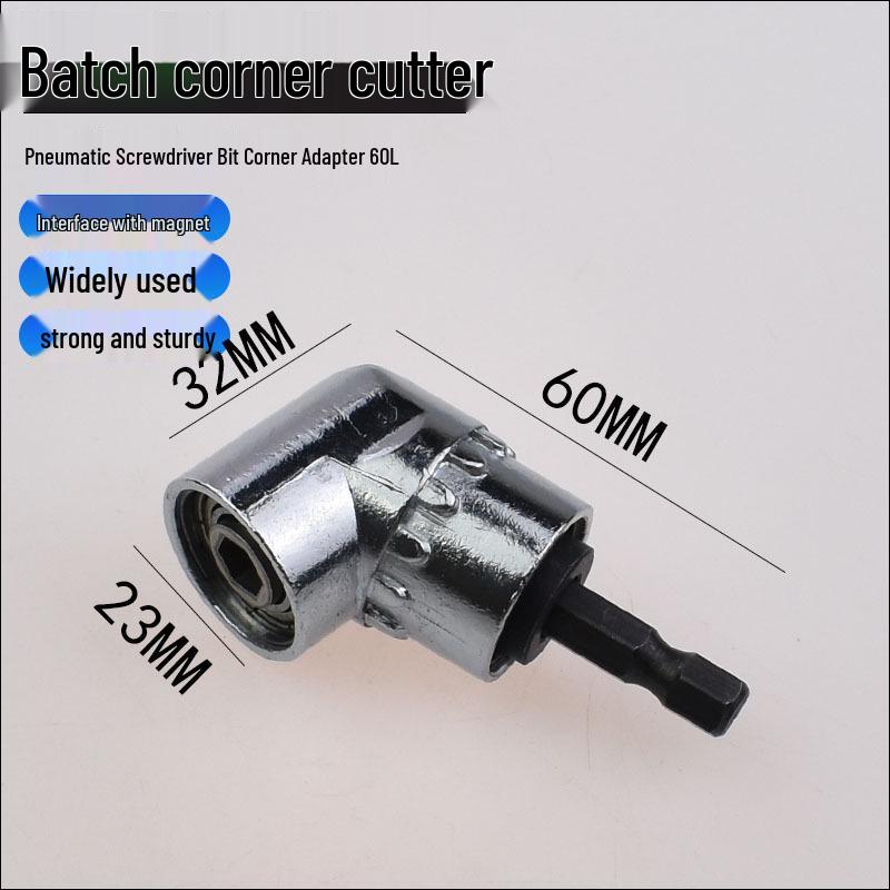 

Универсальный угловой адаптер для пневматических и электрических дрелей - Шестигранная насадка-отвертка и гаечный ключ