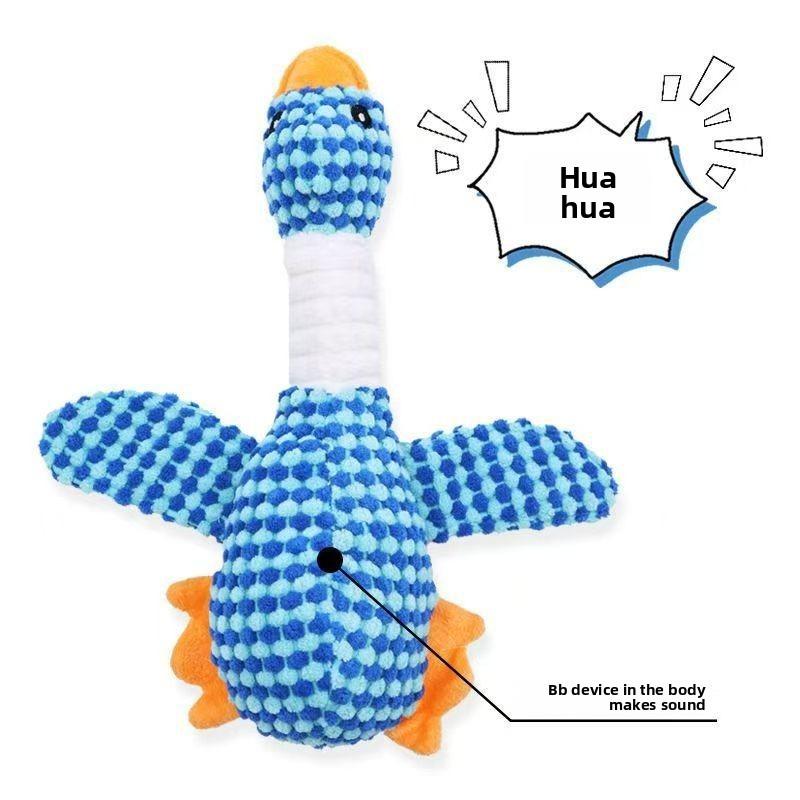 Dog Toys, Plush Wild Geese To Sleep with, Ducks That Are Resistant To Biting, Teeth Grinding and Vocalizing, Pet Vocalizing Dog Toys