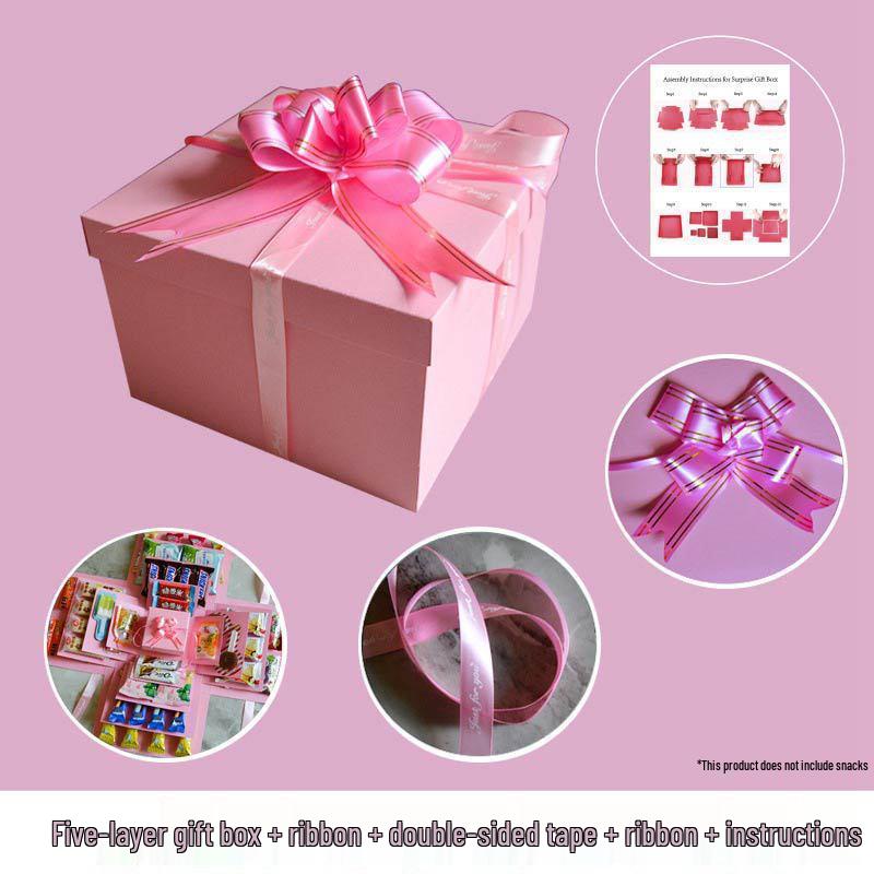 Five-Layer Birthday Surprise Gift Box for Kids