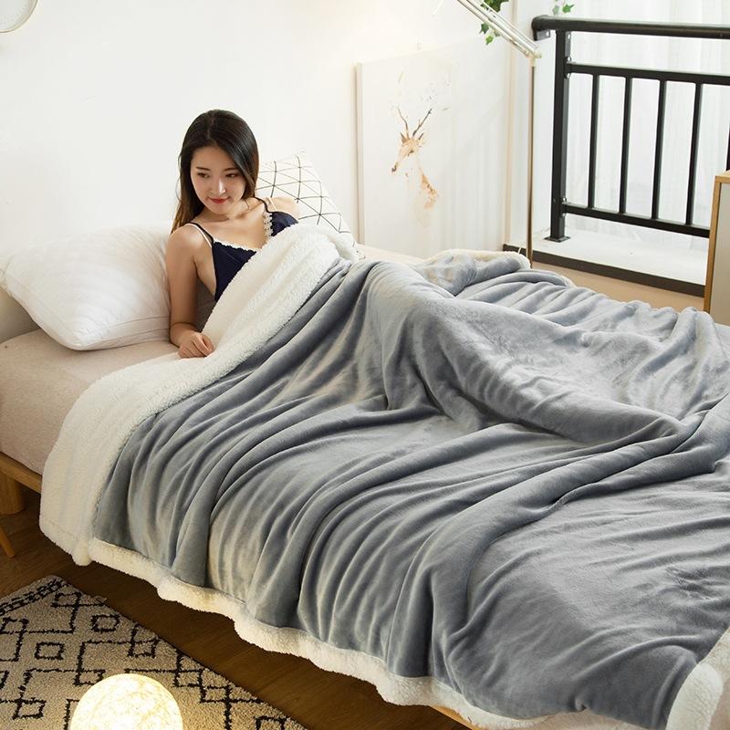 Двухслойное утолщенное одеяло из овечьей шерсти — фото 5