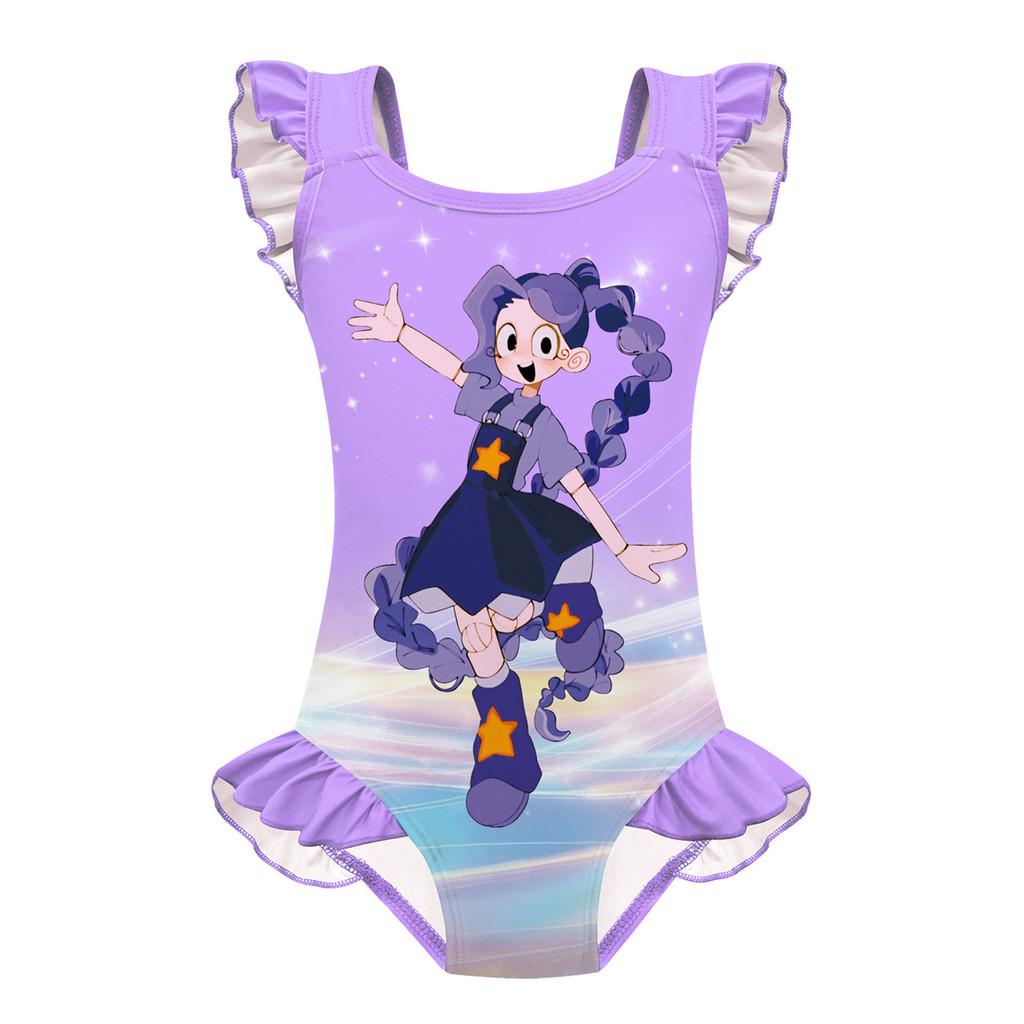 20871 Kids Girls Lily Lovebraids Playtime Print One-piece Swimsuit Swimwear 100cm