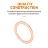 uxcell 12pcs Copper Washers, 28 x 36 x 1.5mm, Copper Rings, Sealing Gaskets, Heat and Oil Resistant, for Hydraulic Fittings, Sump Plugs