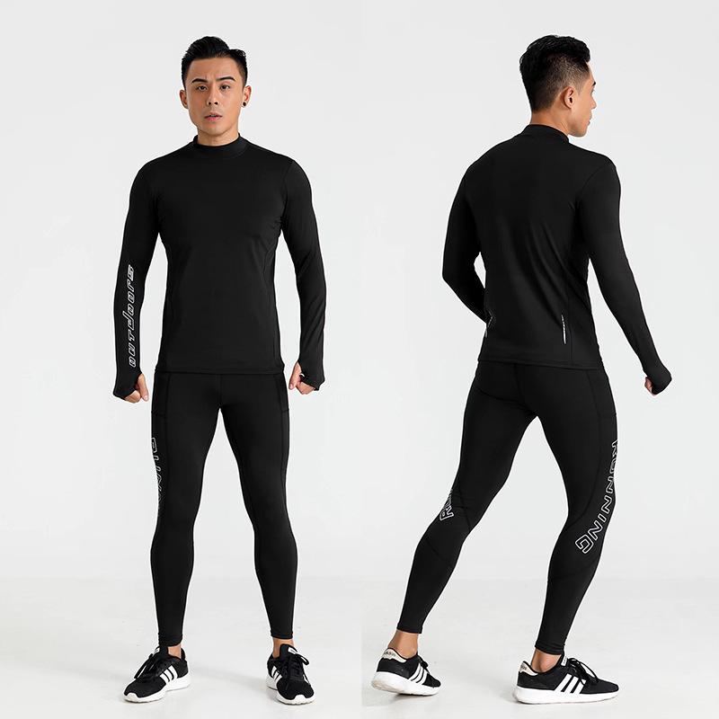 2024 Spring & Fall Quick-Dry Sportswear Set: Long-Sleeve Top & Elastic Tight Pants for Running, Fitness, Training, Cycling