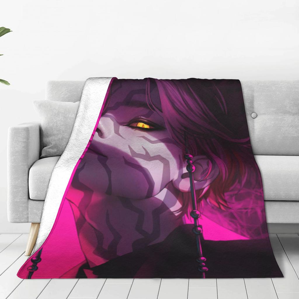 KPOP DEMON HUNTERS Saja Boys Jinu Blanket  Soft Warm Novelty Plush Throw Blanket For Children Outdoor Flannel Bedspread Cover