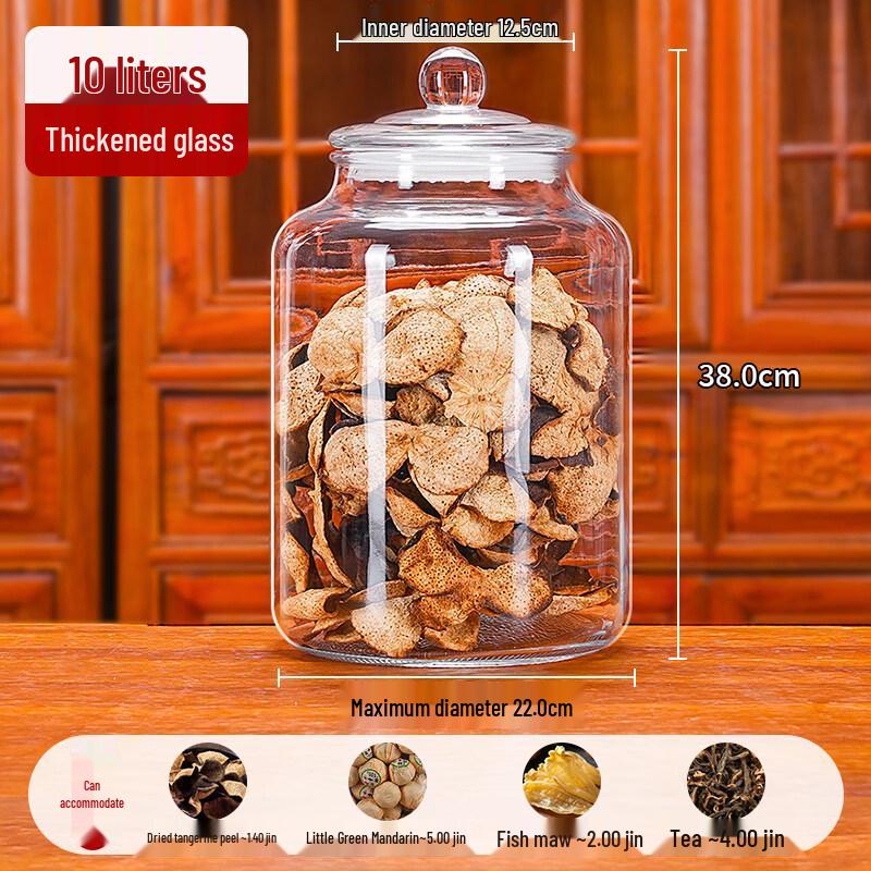 Andi Tai Multipurpose Glass Storage Jar with Lid