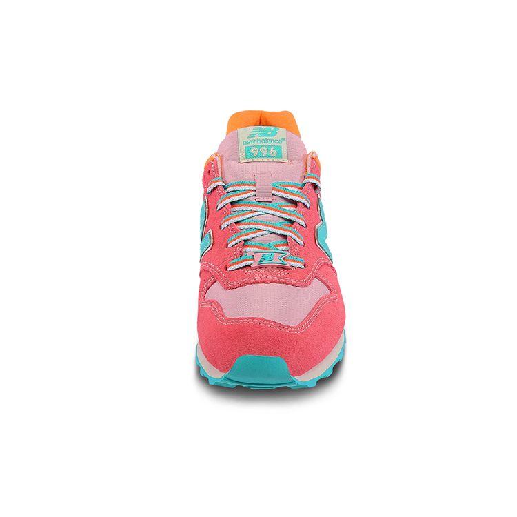 New Balance Nb 996 Fabric Synthetic Leather Comfortable Low Top Running Shoes Women sneaker Pink WR996DBU