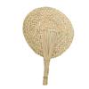 Handmade Weaving Fan Natural Bamboo Raffia Hand Fan Chinese Style Woven Palm Leaf Handheld Fan Summer Cooling Fan Wedding Party Decoration
