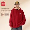 MINISO Men's American Retro Fleece-Lined Hoodie