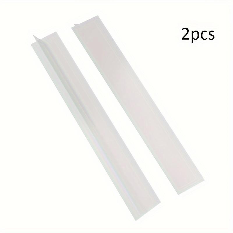 

2 шт. Т-образные силиконовые уплотнительные полосы, Уплотнительная полоса, Заполнитель зазоров, Накладка на плиту, Кухонный маслоотвод, Защитная уплотнительная полоса, Силиконовый заполнитель зазоров белый