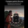 Outdoor Military Men's Bluetooth Call Smartwatch Compass GPS with Flashlight 600mAh 100+ Sports Mode Smart Watch For Xiaomi
