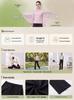Women's High Waist Breathable Wide Leg Pants for Spring and Autumn - Elastic, Loose Fit, Sun Protection, Airy, Casual, Slimming Sportswear