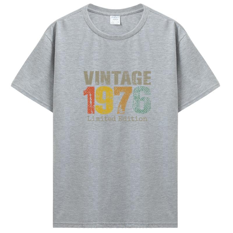 Gifts Vintage 1976 Limited Edition TShirt Unisex s Clothing Oversized Unisex Streetwear Tshirt Cotton Tops Tees