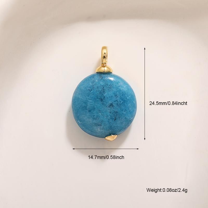 Pingente de Pedras Coloridas Para Suprimentos de Fabricação de Joias Brinco Colar Pulseira Chaveiro Acessórios DIY