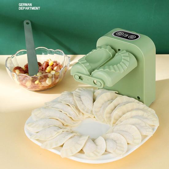 2 Modi, eine Sekunde Knödelformmaschine mit Löffelbürste, elektrische automatische Knödelverpackungsmaschine, Küchenwerkzeuge