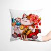 Decorative Cushions for Sofa Pillow Cover Fortune Cat Twin Size Bedding Cushion Cover Bedroom Decoration Living Room