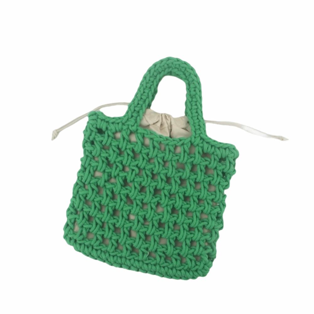 Exquisite Woven Tote Handbag Bohemian Hollowed Out Beach Bag Fashion Crochet Knitted Bag  Travel
