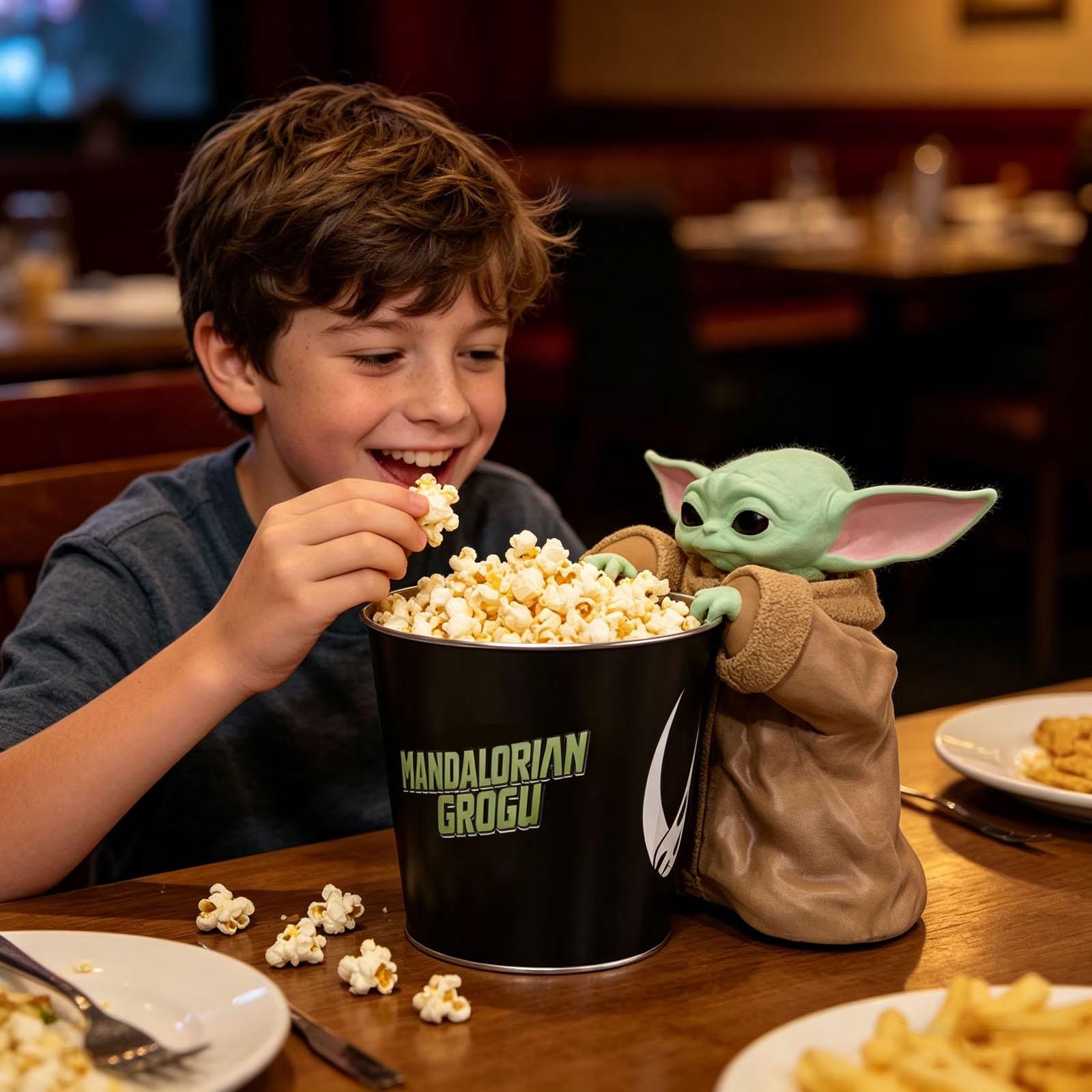

Popcorn Bucket 3D Sculpted Collectible Snack Container Collectible Snack Tin ONE SIZE