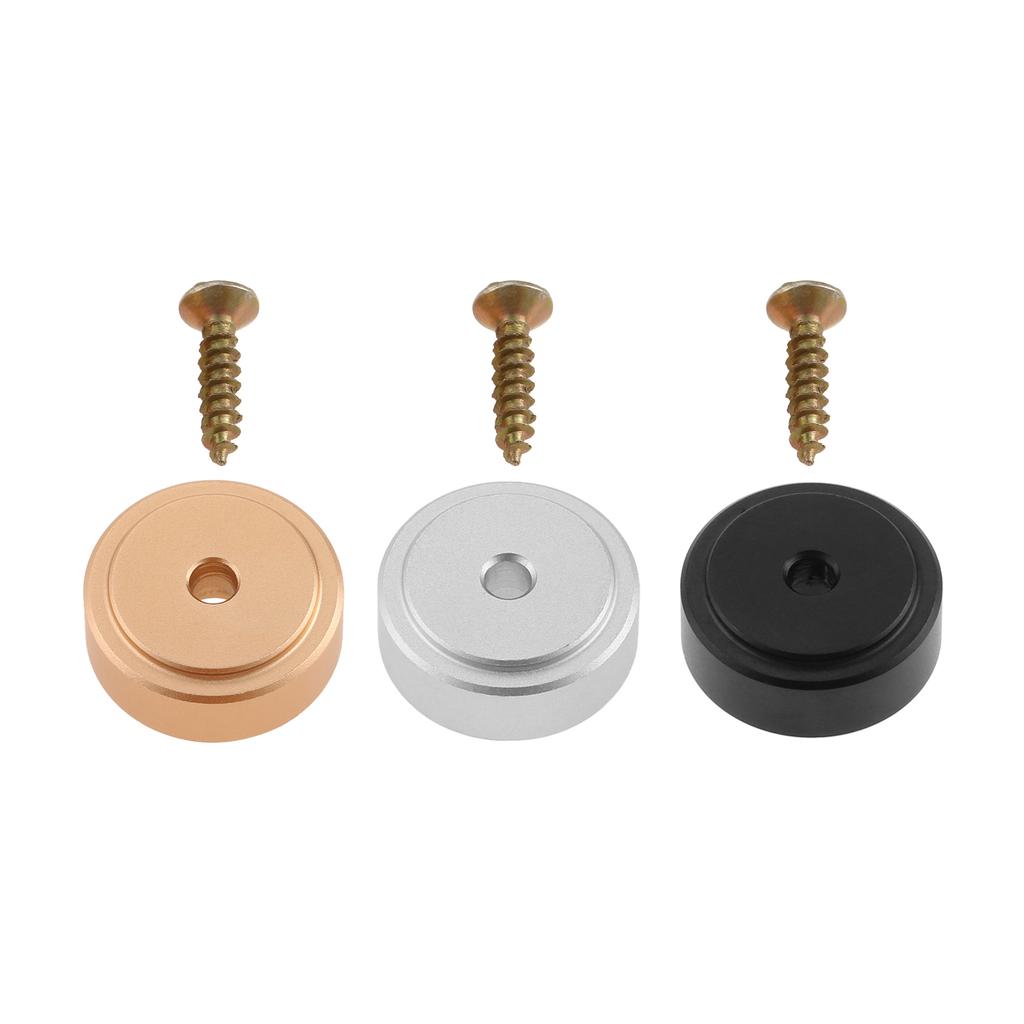 8 Pcs Cutting Board Feet with Non Slip Pads Aluminum Alloy Feet Legs with Rubber Feet and Screws Kit for Furniture Chair Cabinet