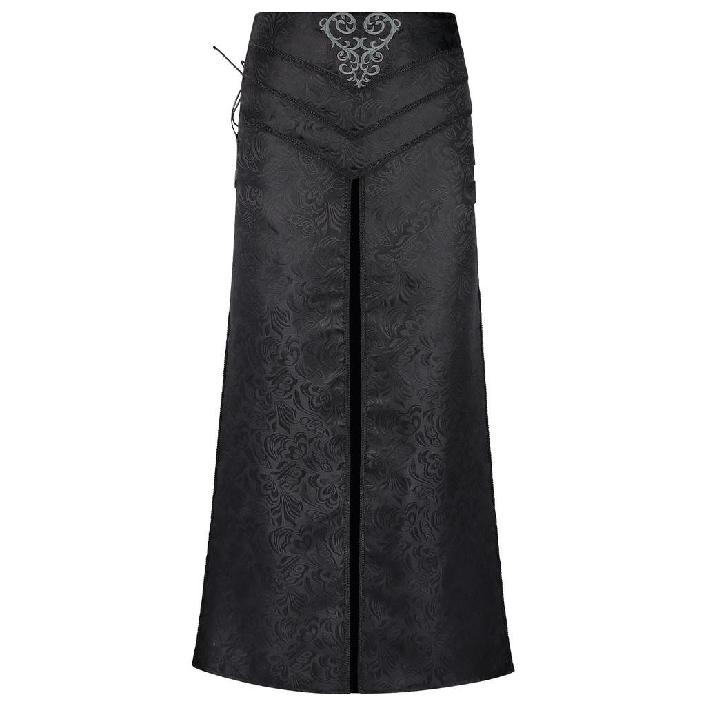 Gothic Rock Half Skirt For Men With Polyester Fabric For Stage Performance