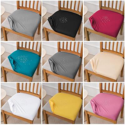 Waterproof Chair Seat Cover for Dining Room Stretch Furniture Protector Dining Chair Cover for Kitchen Restaurant Office Banquet