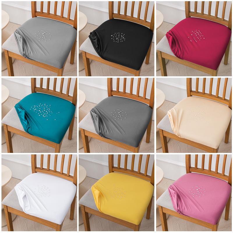 Αδιάβροχο Κάλυμμα Καθίσματος Καρέκλας για Τραπεζαρία Ελαστικό Προστατευτικό Επίπλων Κάλυμμα Καρέκλας Τραπεζαρίας για Κουζίνα Εστιατόριο Γραφείο Δεξίωση